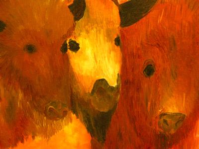 Three Bison