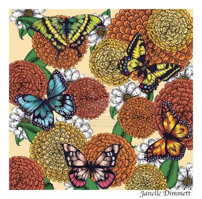 Flowers and Butterflies
