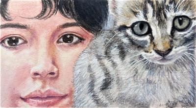 Domenica With Cat