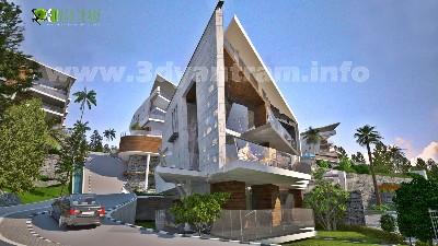 3D Exterior Rendering India