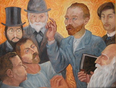Van Gogh Preaching to the Post Impressionists