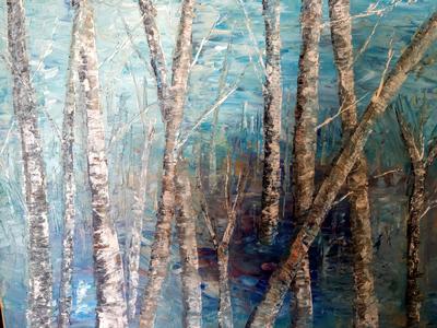 Blue water forest